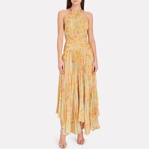 AIIFOS Tiered pleated dress